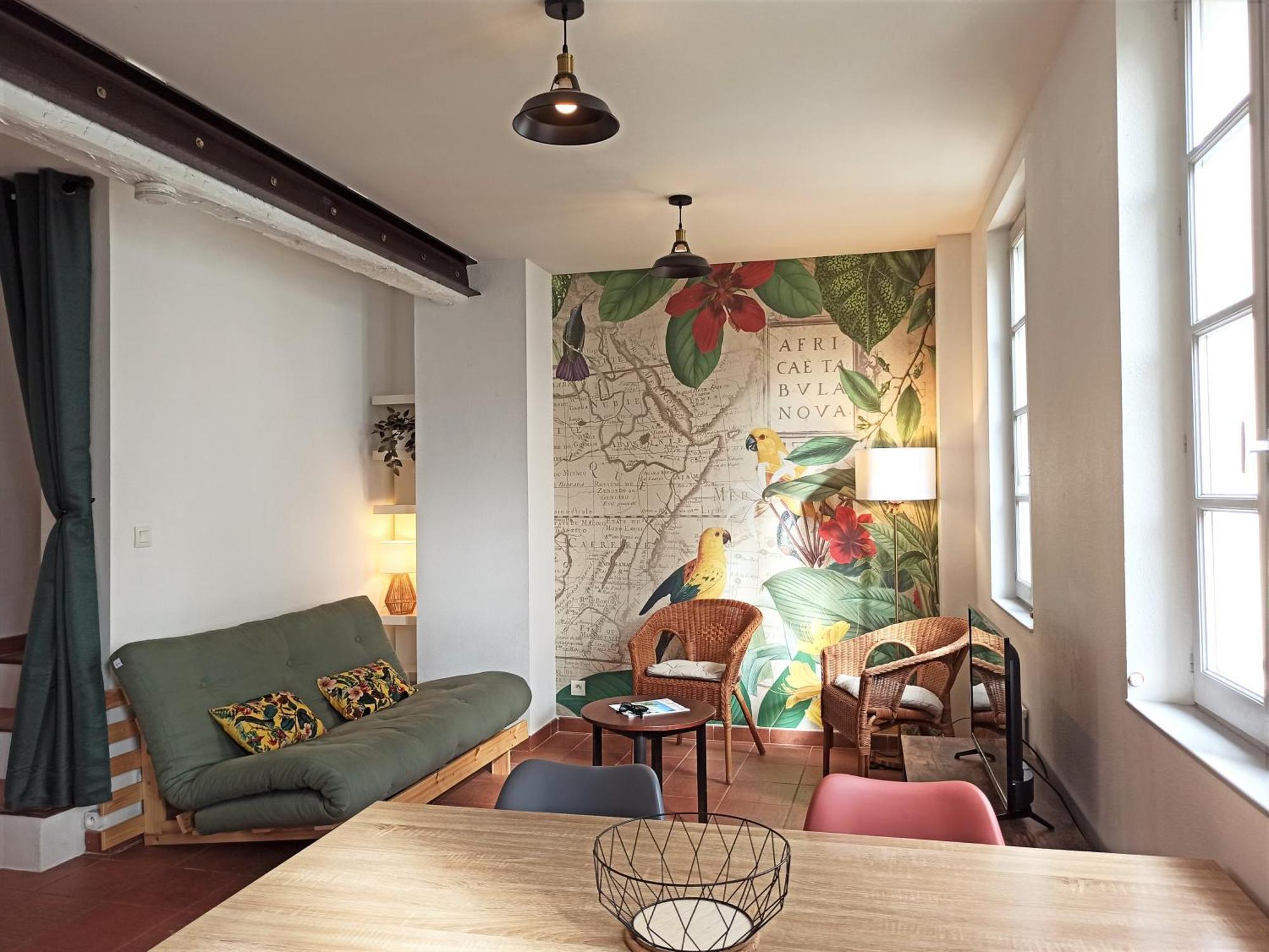 Ac - Quiet - Le Colibri, Bright Duplex Apartment Avignon Ngoại thất bức ảnh